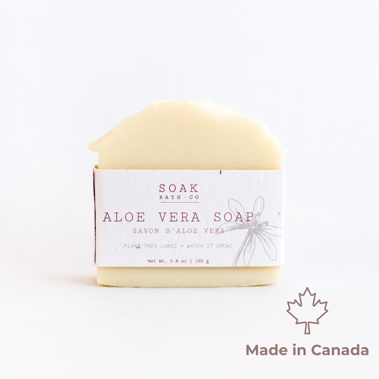 Aloe Vera Soap Bar - Made in Canada
