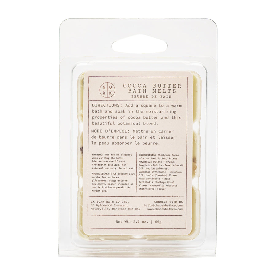 Mini - Cocoa Butter Bath Melts - Made in Canada