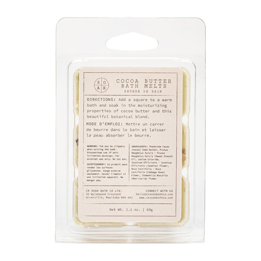 Mini - Cocoa Butter Bath Melts - Made in Canada