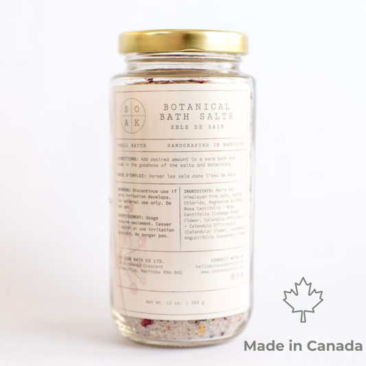 Botanical Bath Salts - Canadian Handmade