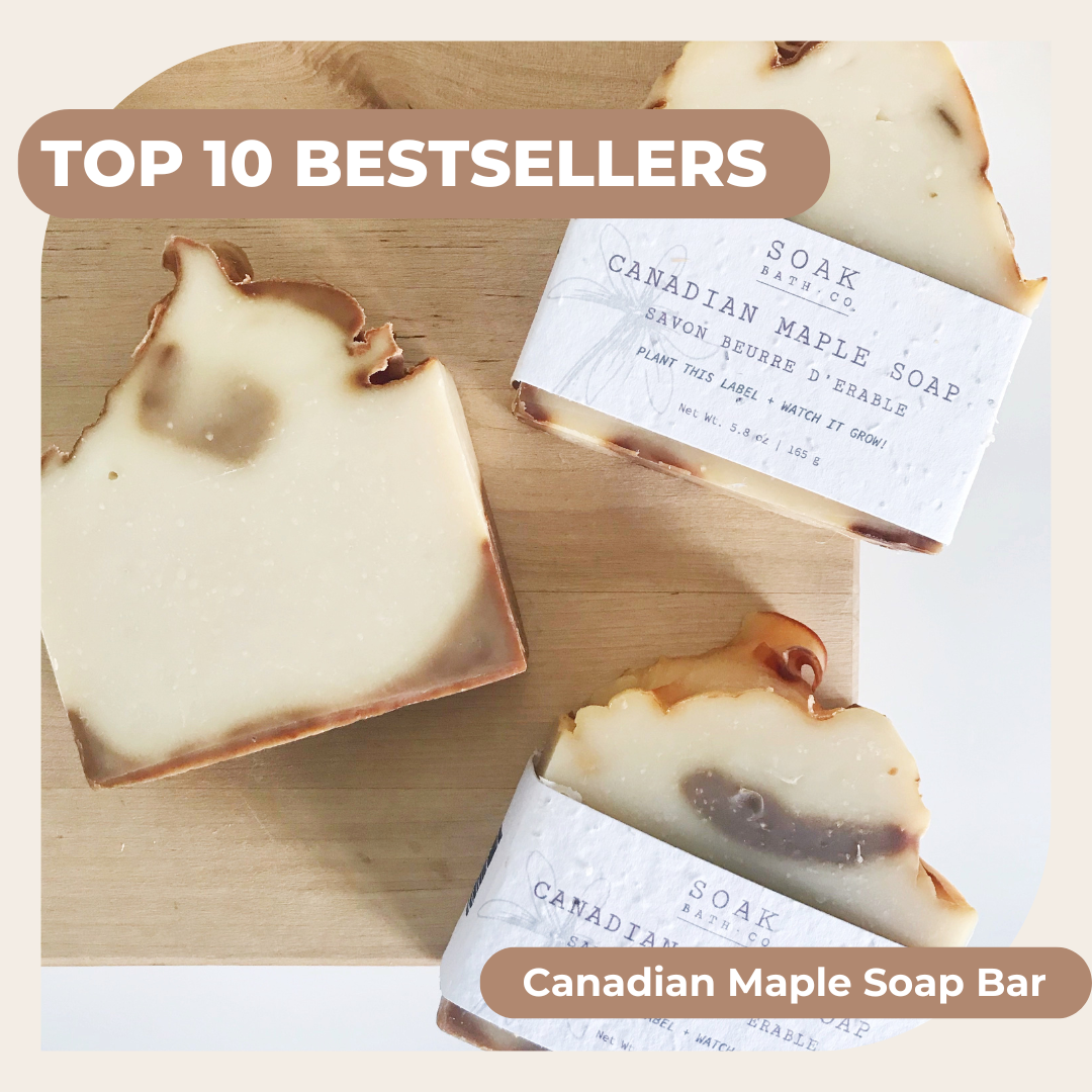 Canadian Maple Soap Bar by SOAK Bath Co Wholesale Top 10 Bestseller