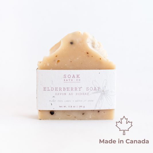 Elderberry Soap Bar - Made in Canada