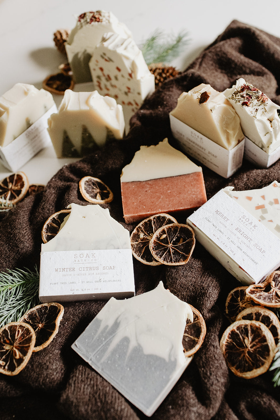 Winter Citrus Soap Bar: Holiday Collection