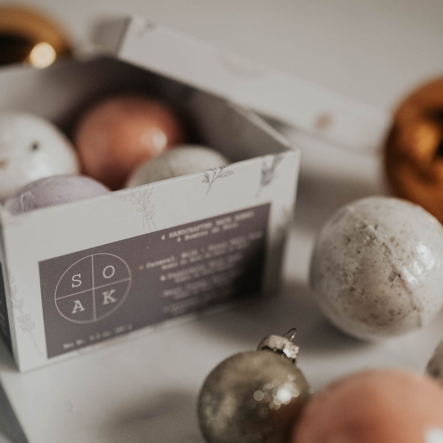 Mini Bath Bomb Gift Box by SOAK Bath Co