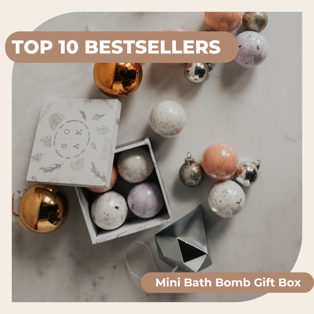 Mini Bath Bomb Gift Box by SOAK Bath Co Wholesale, Top 10 Bestseller