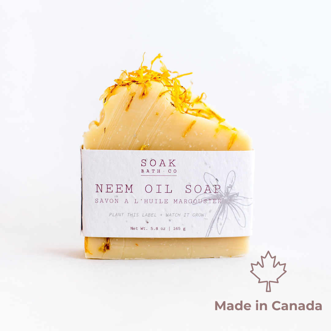 Neem Oil Soap Bar - Canadian Handmade