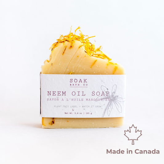 Neem Oil Soap Bar - Canadian Handmade