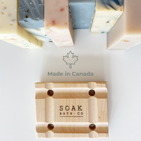 Wooden Soap Saver Tray - Made in Canada