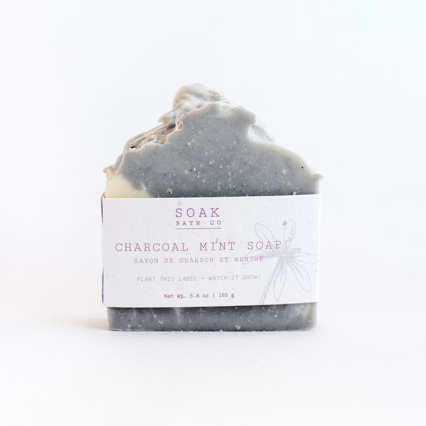 Charcoal Mint Soap Bar - Canadian Handmade