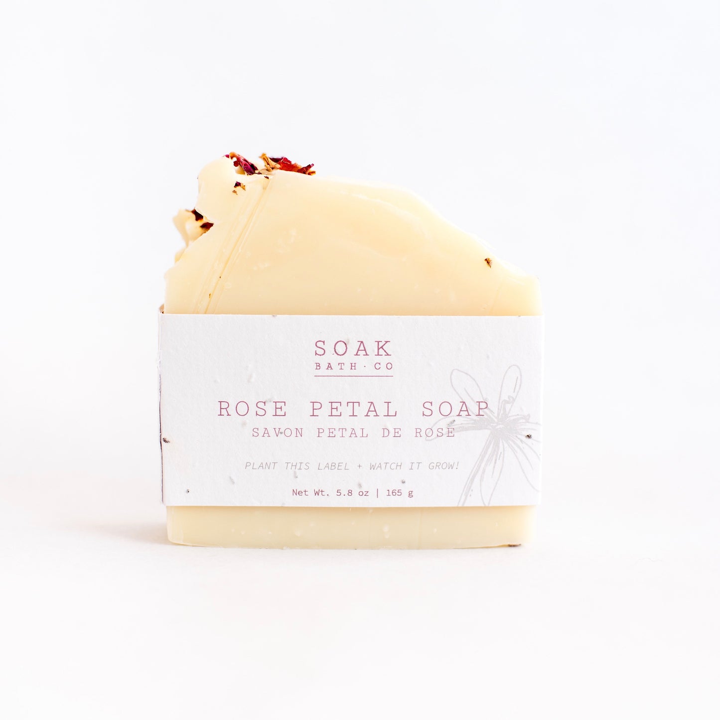 Rose Petal Soap Bar - Made in Canada