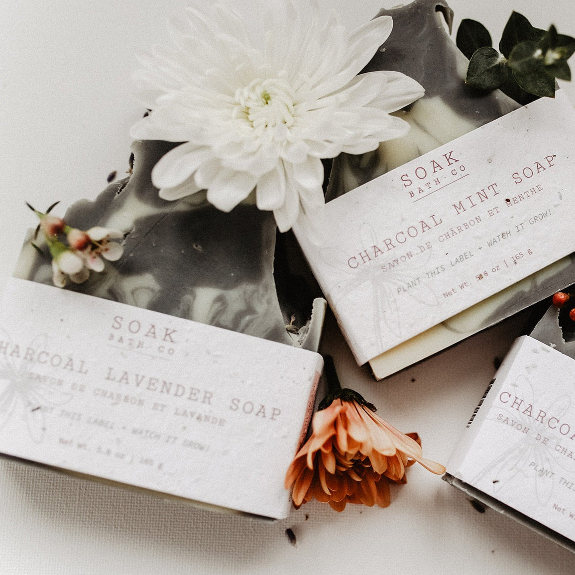 charcoal soap bars from soak bath co