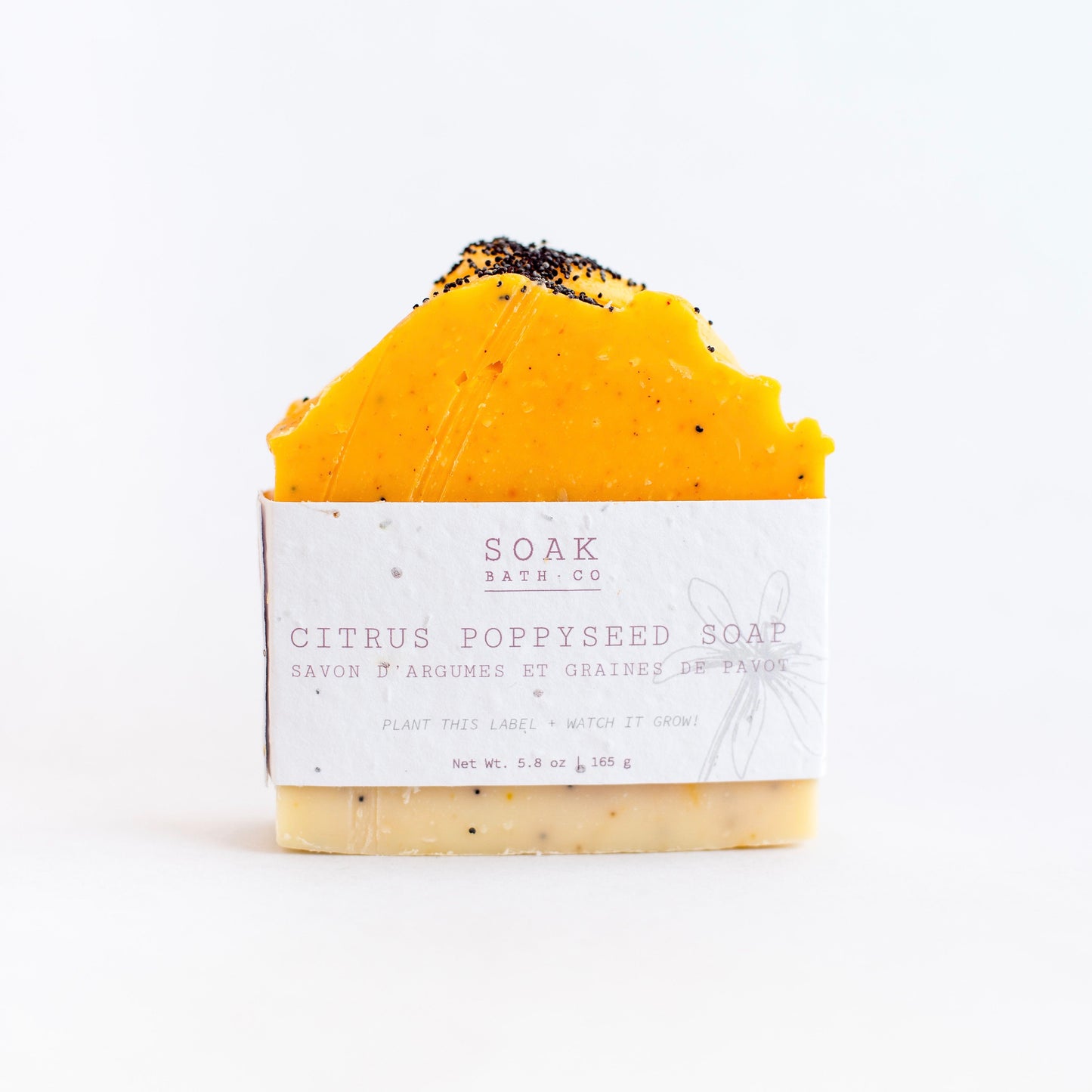 Citrus Poppyseed Soap Bar - Made in Canada