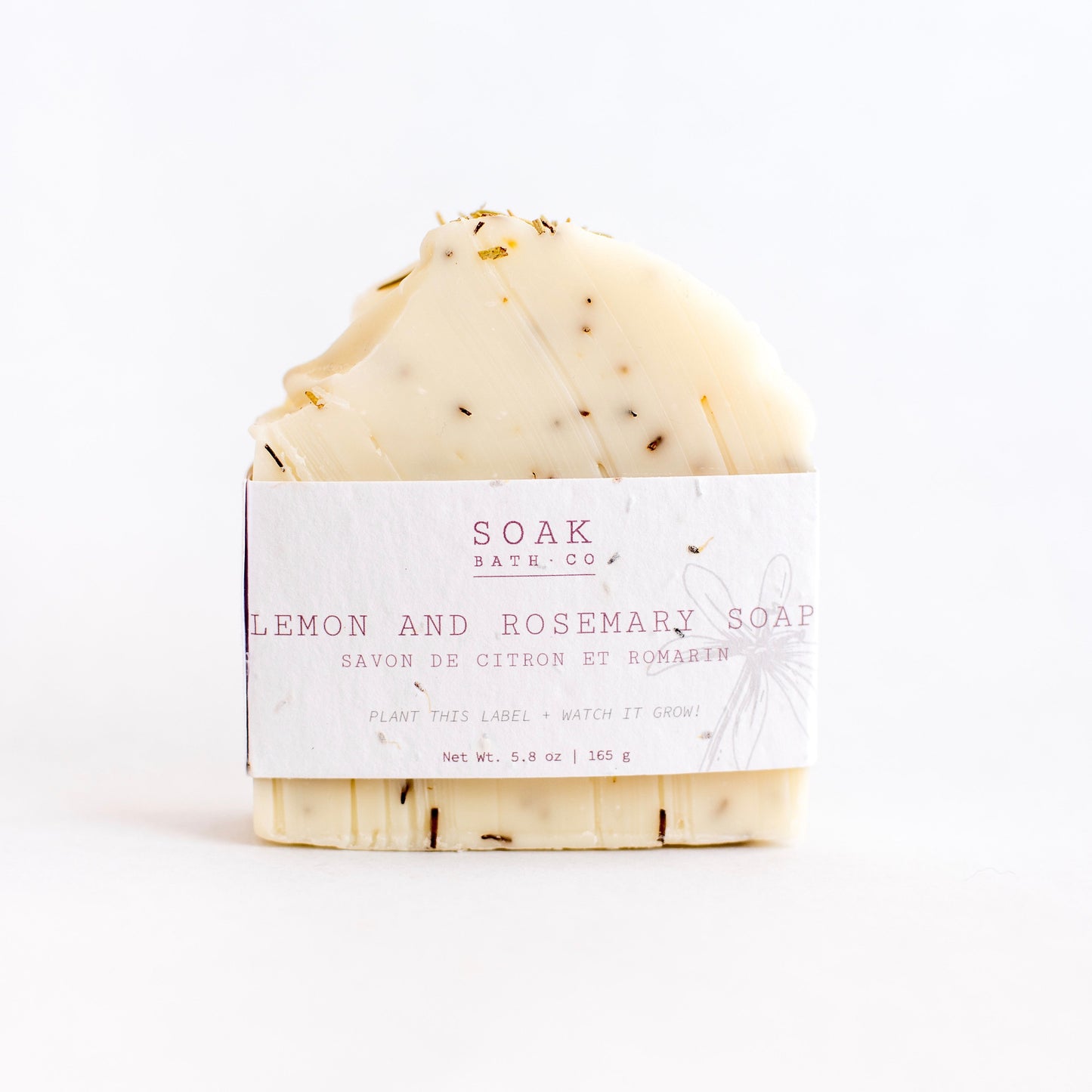 Lemon and Rosemary Soap Bar - Made in Canada