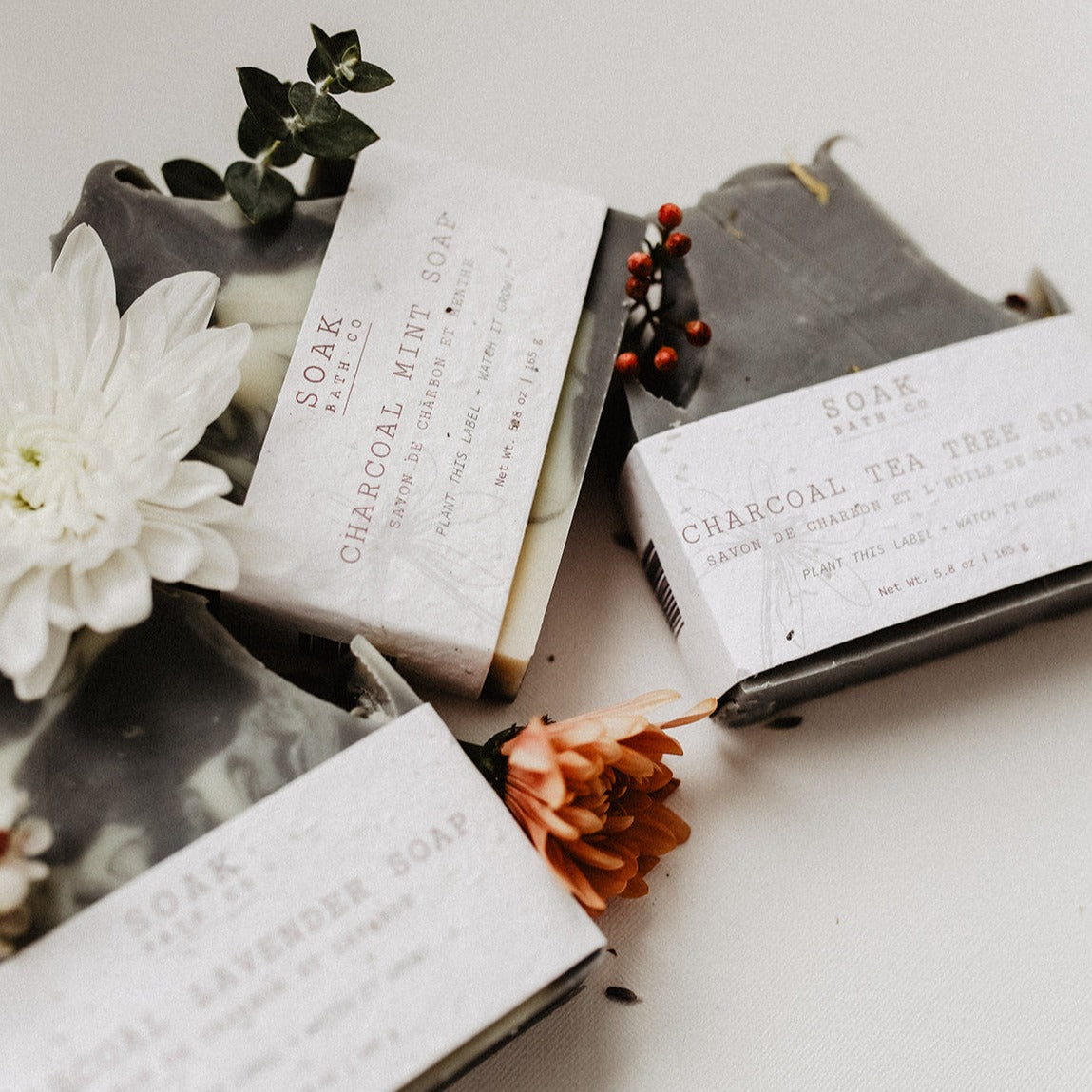 Charcoal Tea Tree Soap Bar - Canadian Handmade