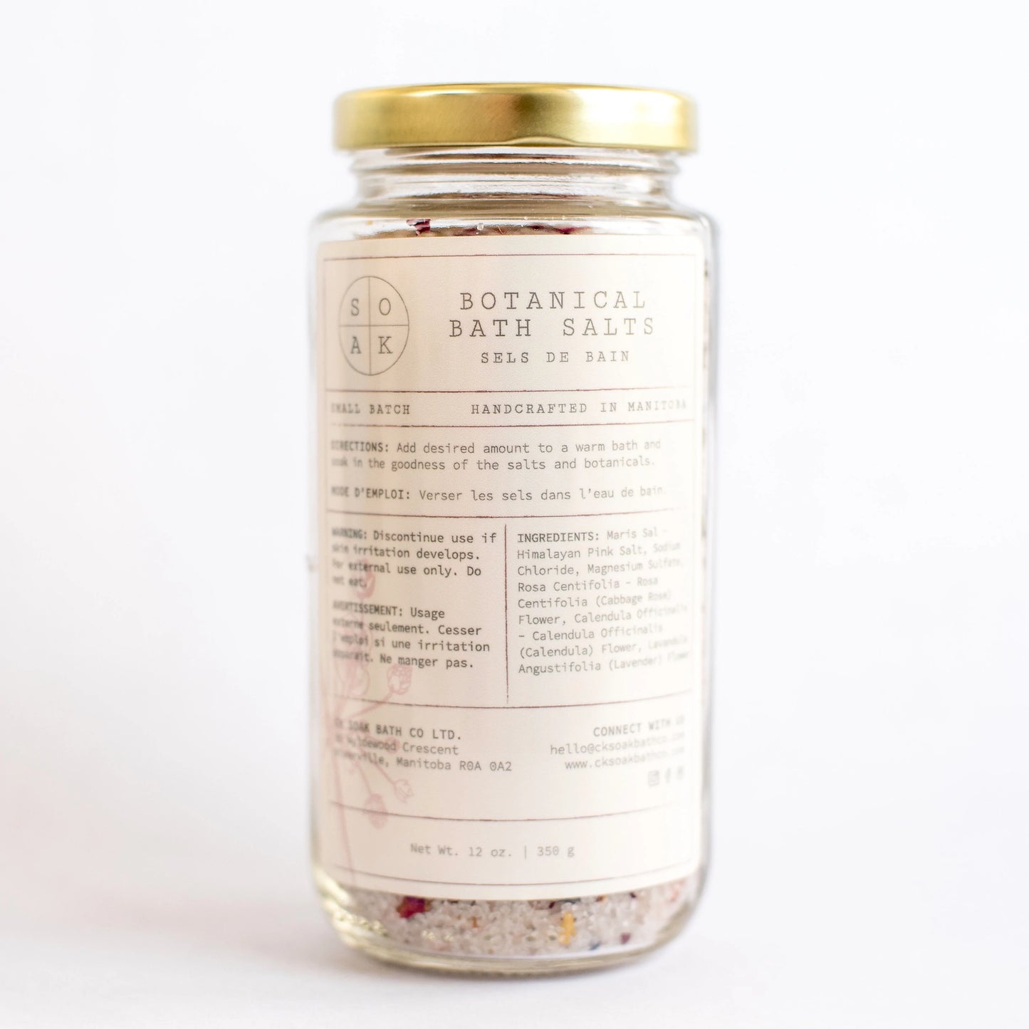 Botanical Bath Salt Soak, Bath Soak, Bath Salts, Bath Salt Soak, Bath Soak, Foot Soak