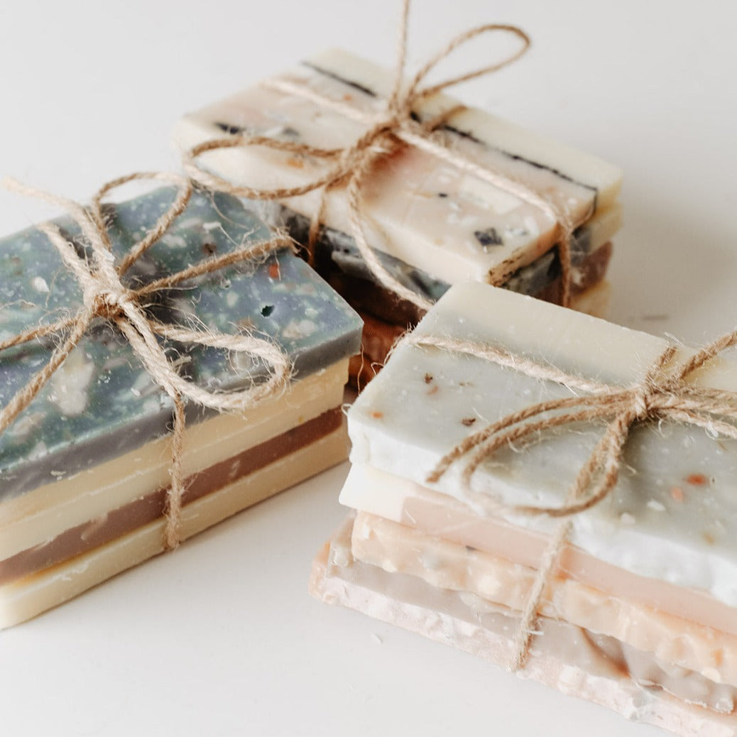 Soap Sample Stacks by SOAK Bath Co