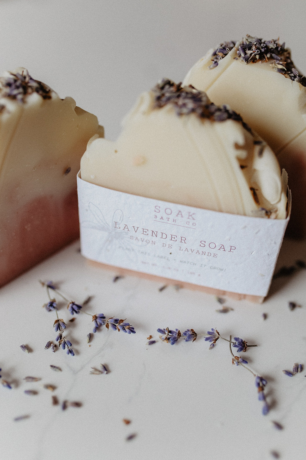 Lavender Soap Bar by SOAK Bath Co Wholesale