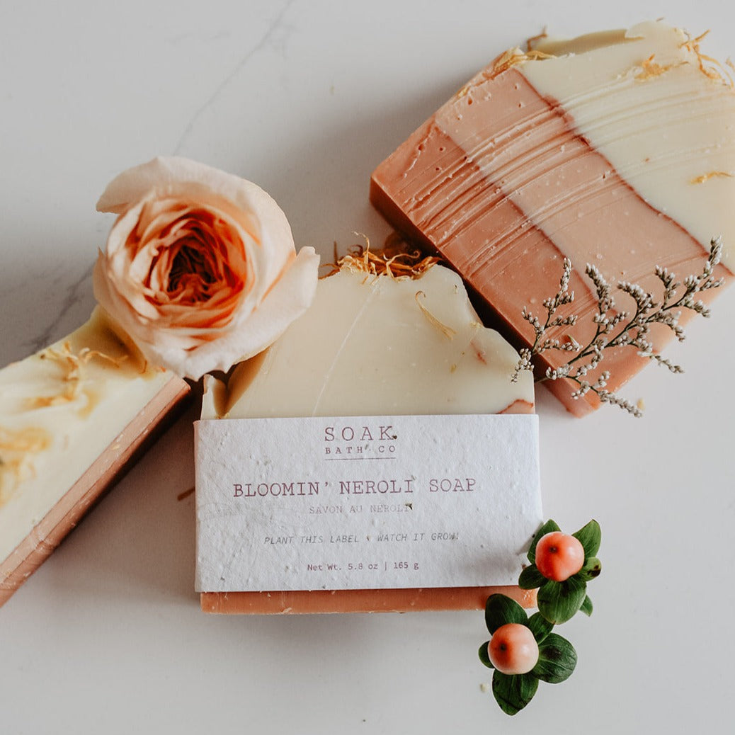 Bloomin' Neroli Soap Bar by SOAK Bath Co Wholesale