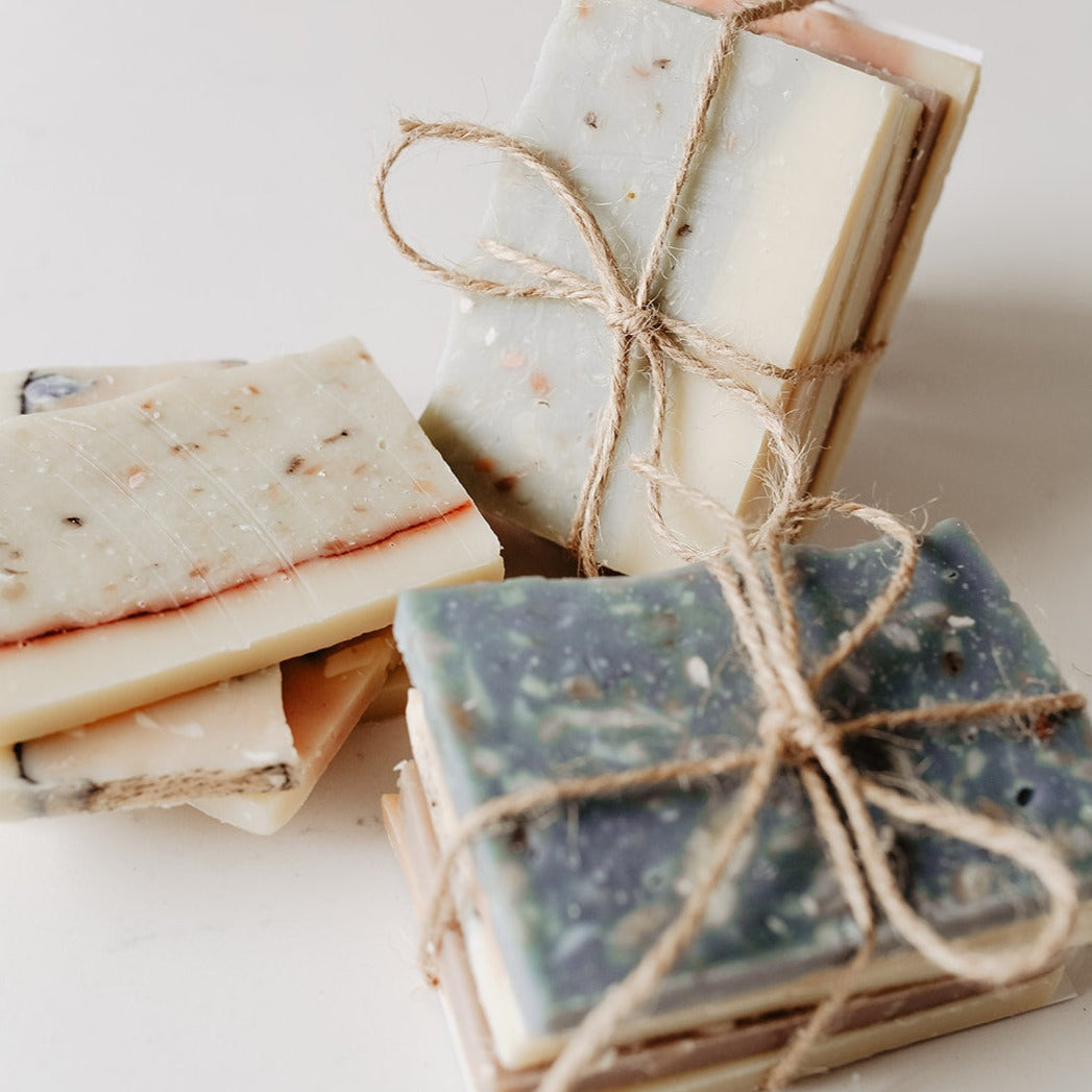 Soap Sample Stacks by SOAK Bath Co