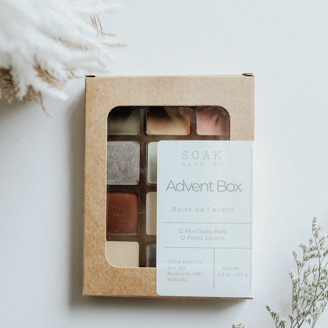 Advent Box: PRE ORDER - Countdown the Holidays with SOAK Bath Co Soaps