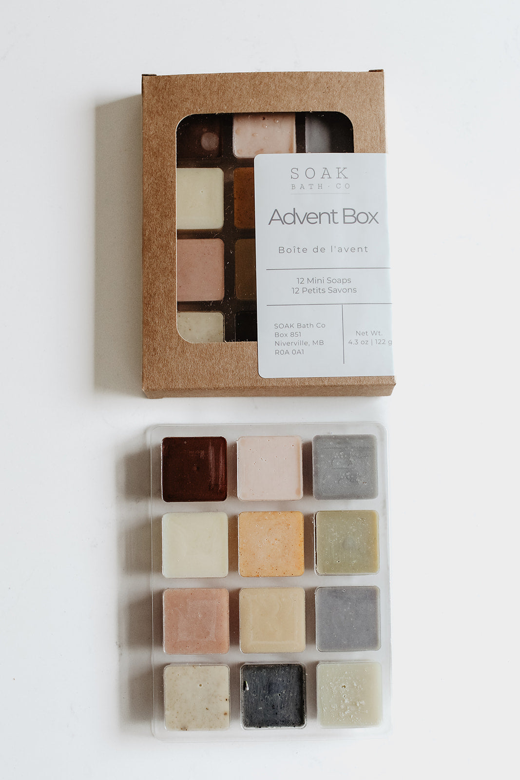Advent Calendar, Advent Box by SOAK Bath Co Wholesale, Holiday Gift