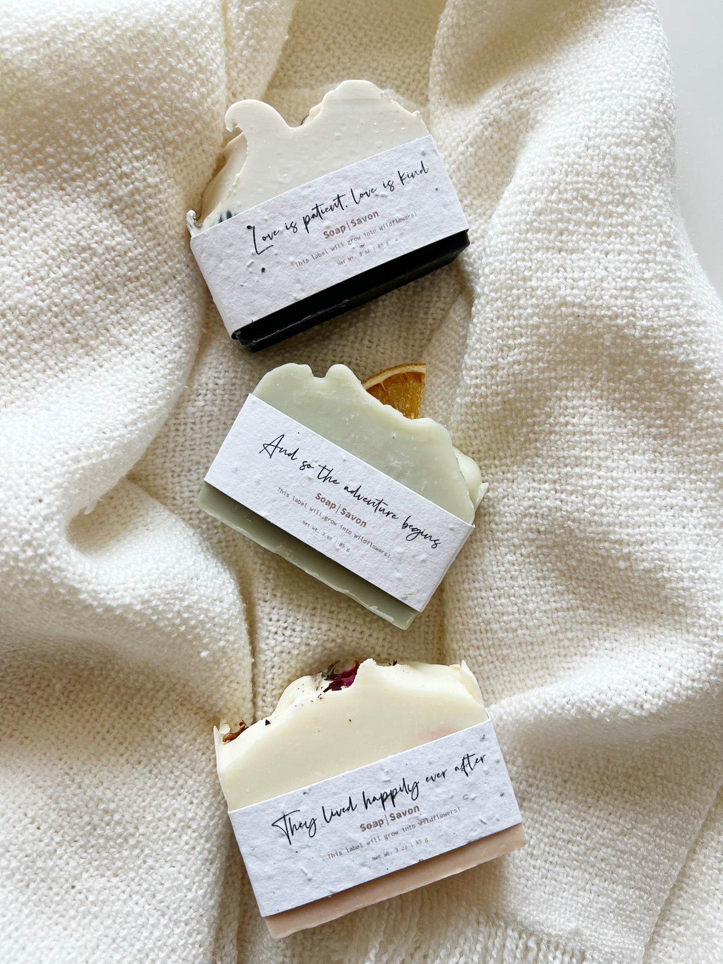 Love is Patient, Love is Kind: Mini Soap Bar