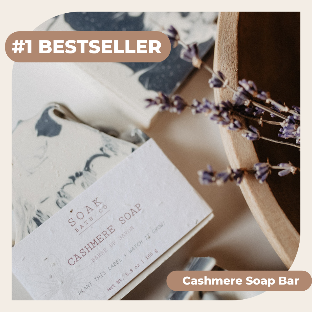 Cashmere Soap Bar by SOAK Bath Co Wholesale #1 Bestseller