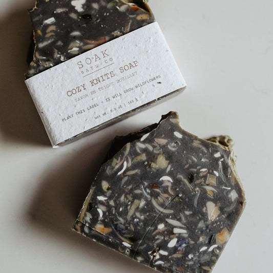 Cozy Knits Soap Bar, Fall Collection Portrait Photo