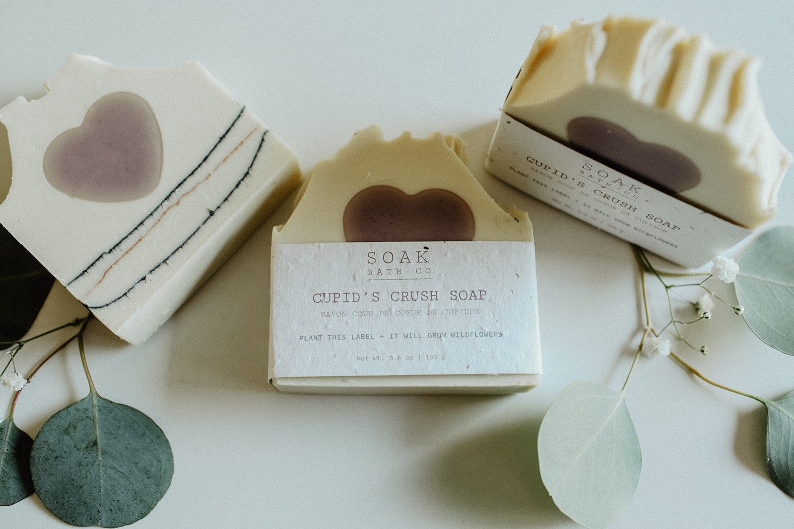 Cupid's Crush Soap Bar by SOAK Bath Co Wholesale