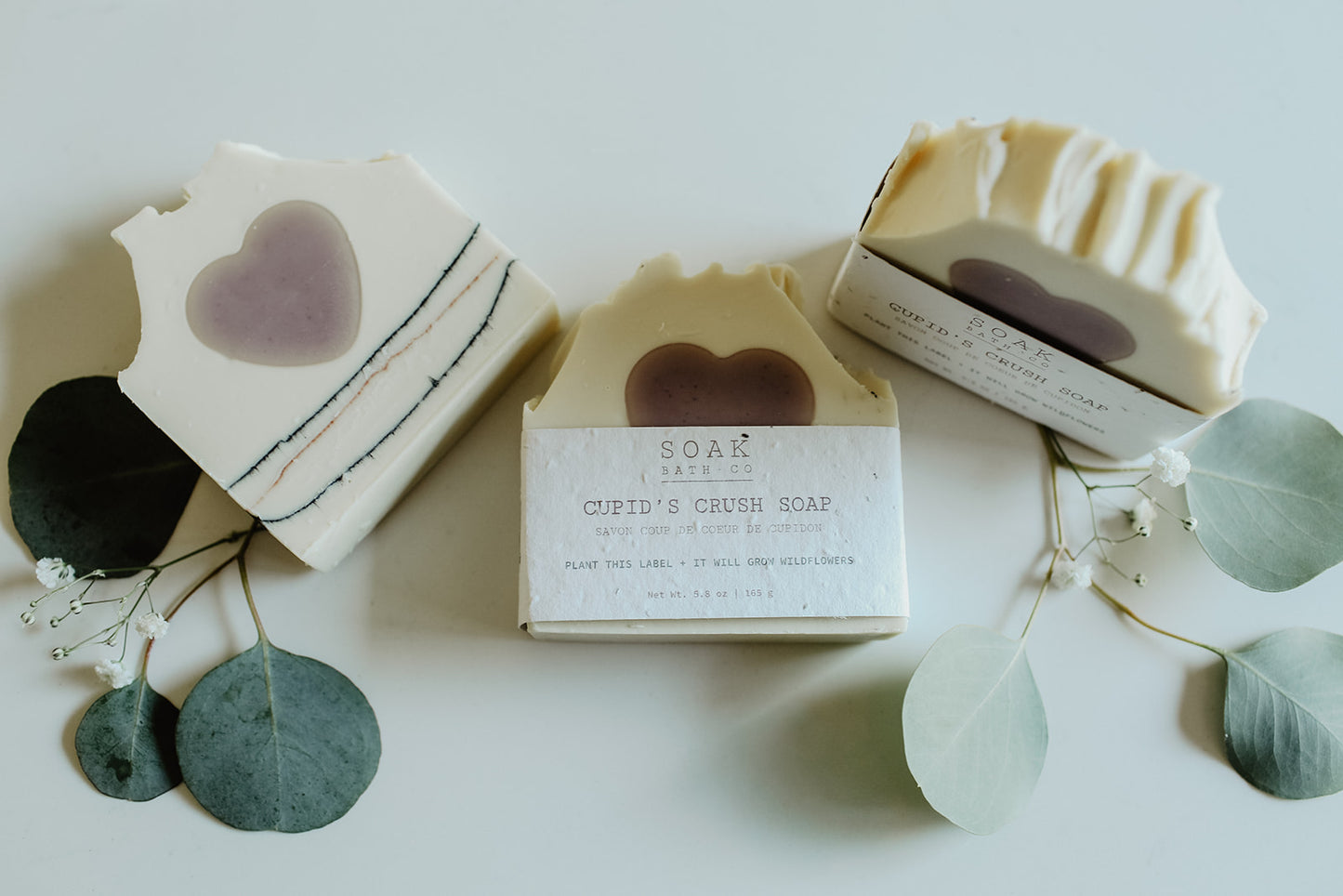 Cupid's Crush Soap Bar by SOAK Bath Co Wholesale