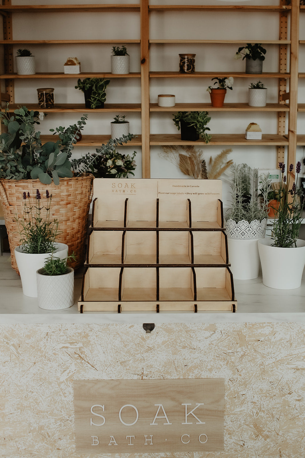 Soap Display for Retail (12 SKU) | SOAK Bath Co