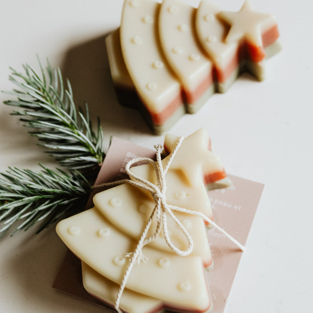 Evergreen Soap Bar by SOAK bath Co Wholesale, Holiday Collection, Christmas Collection by SOAK Bath Co Wholesale