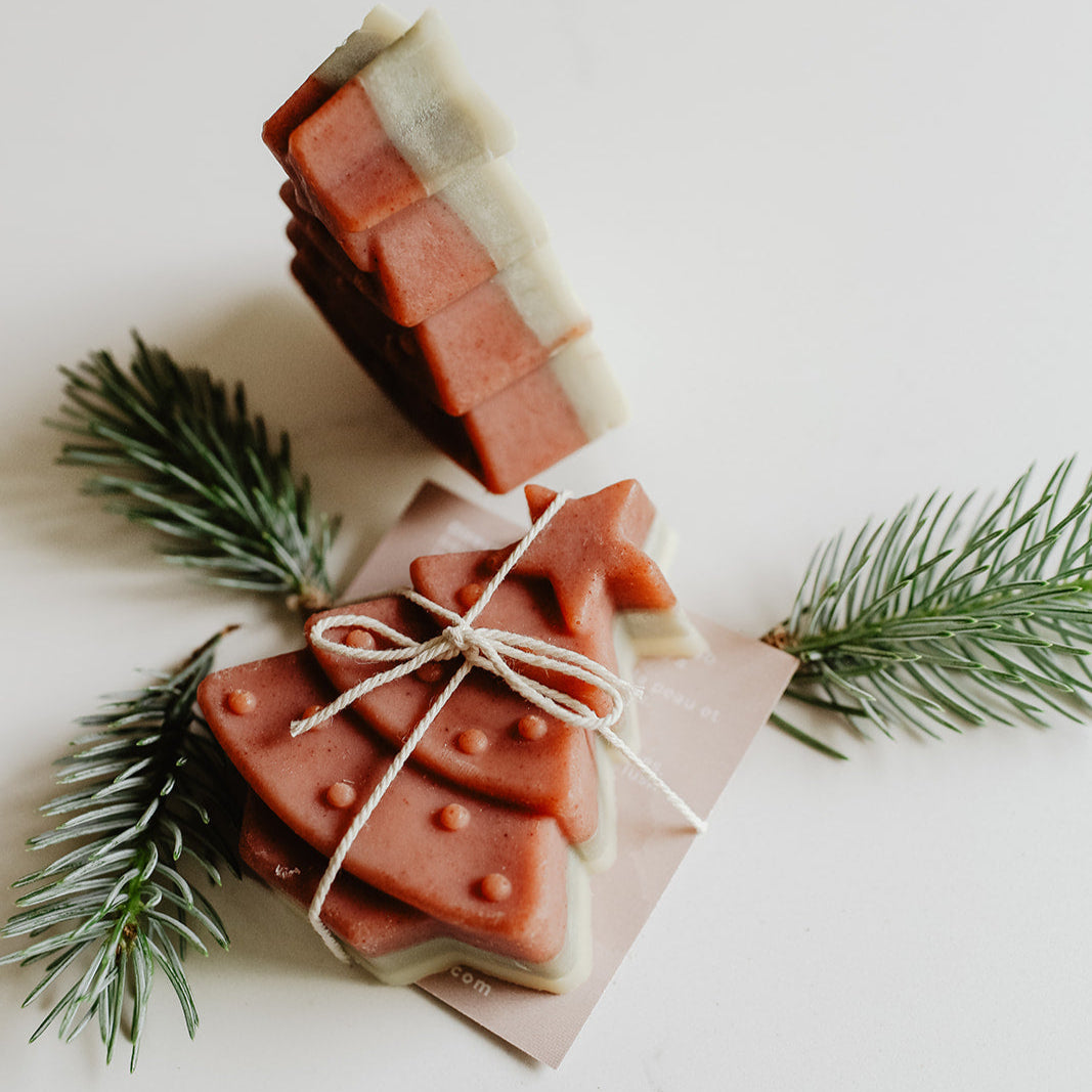 Evergreen Soap Bar by SOAK Bath Co Wholesale, Holiday Collection by SOAK Bath Co, Christmas Collection
