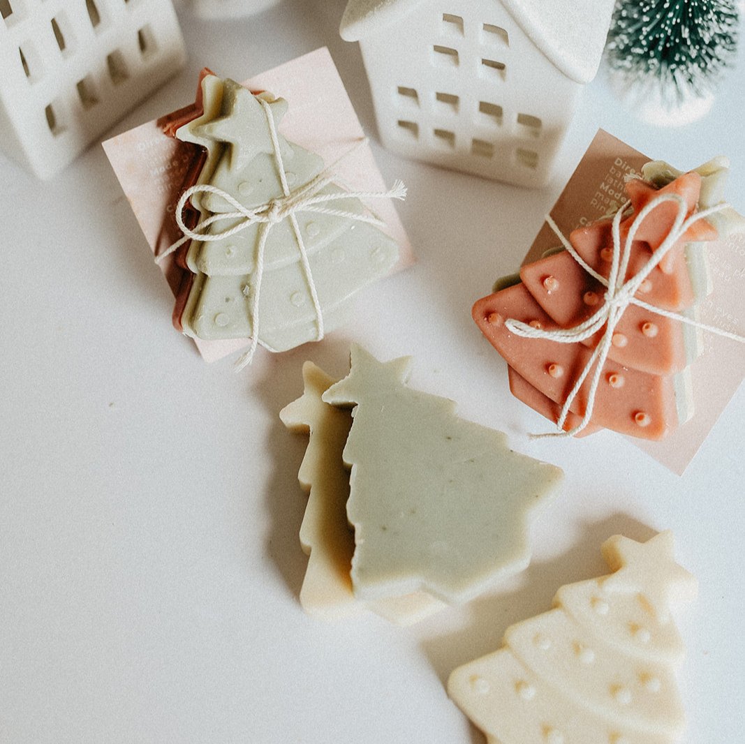 Evergreen Soap Sample Stack by SOAK Bath Co