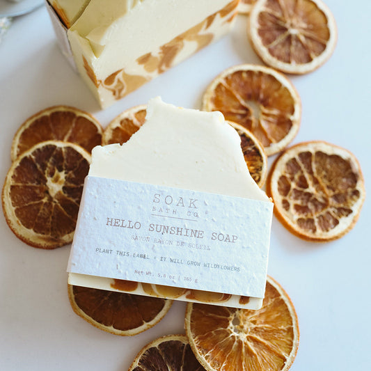 Hello Sunshine Soap Bar Portrait 