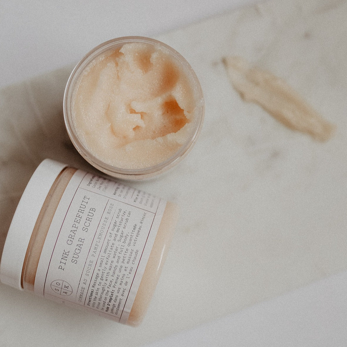 Pink Grapefruit Sugar Scrub by SOAK Bath Co 