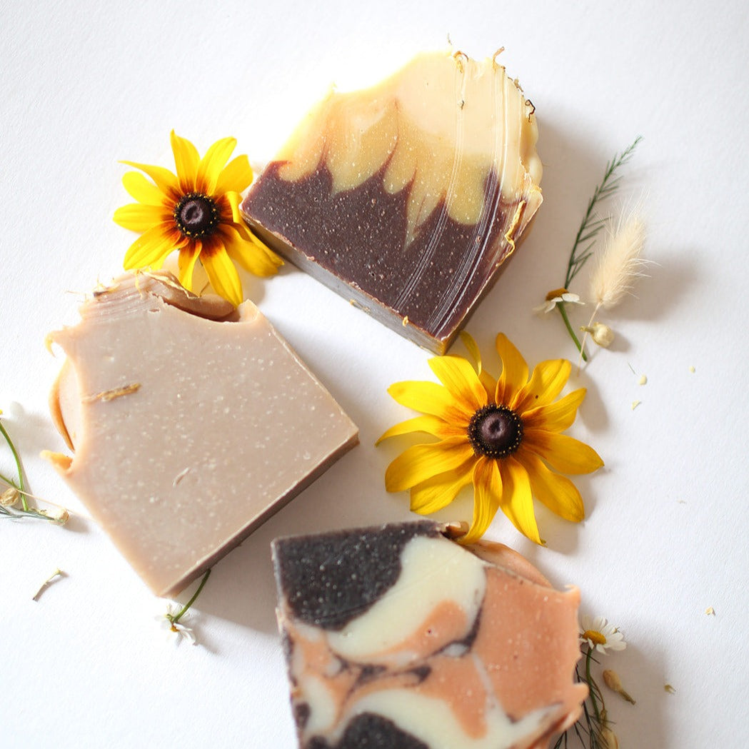 Fall Collection of soap bars by SOAK Bath Co