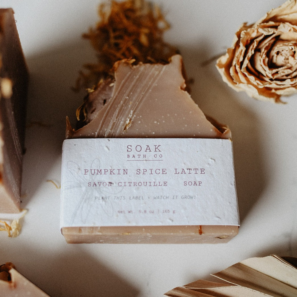 Pumpkin Spice Soap Bar by SOAK Bath Co Wholesale