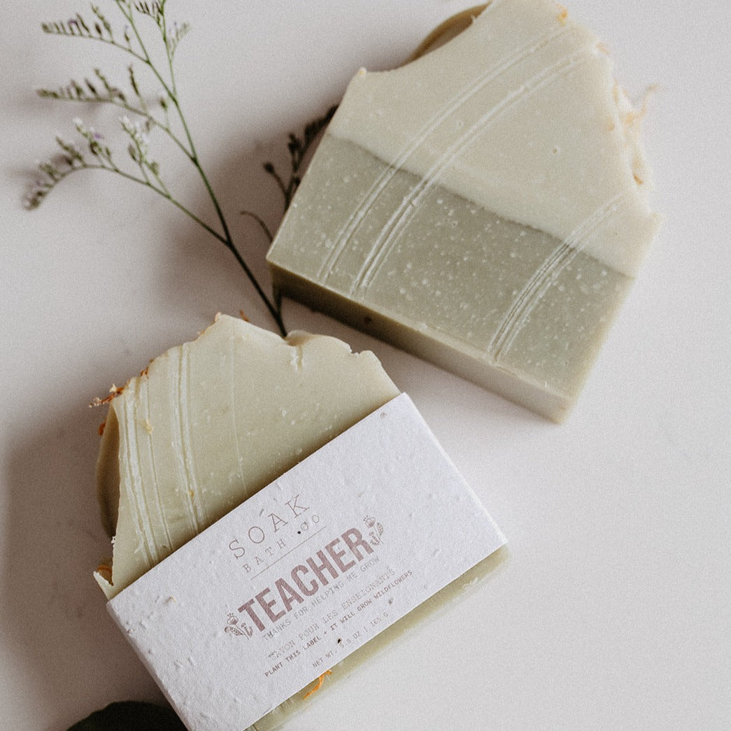 Teacher Soap Bar by SOAK Bath Co