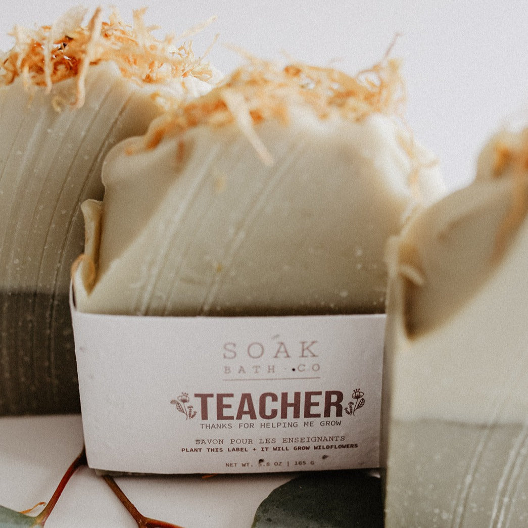 Teacher Soap Bar by SOAK Bath Co Wholesale