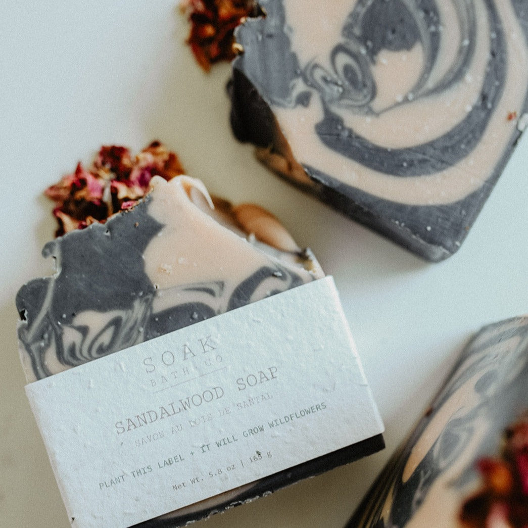 Sandalwood Soap bar by SOAK Bath Co Wholesale