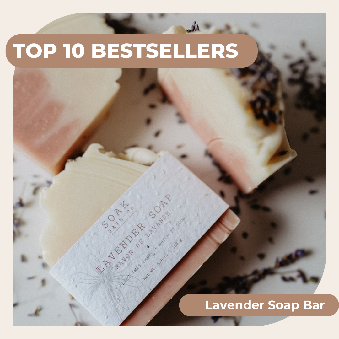 Lavender Soap Bar by SOAK Bath Co Wholesale TOp 10 Bestseller