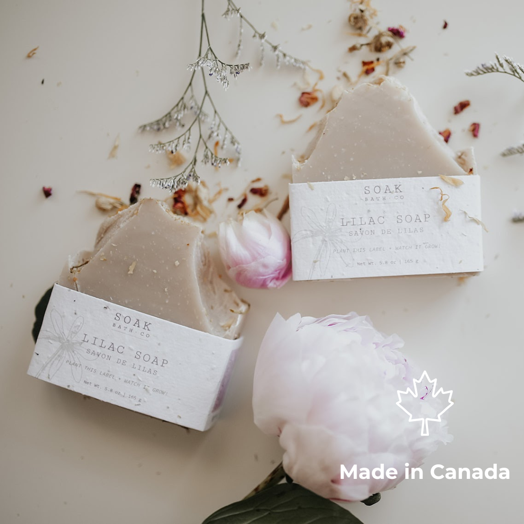 Lilac Soap Bar: Floral Collection - Made in Canada