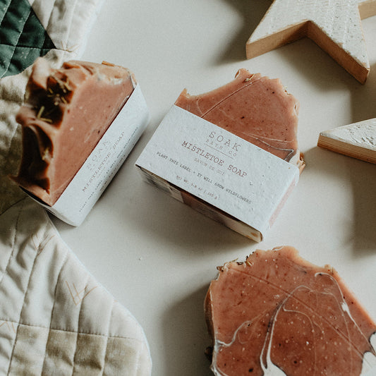 Mistletoe Soap Bar by SOAK Bath Co 