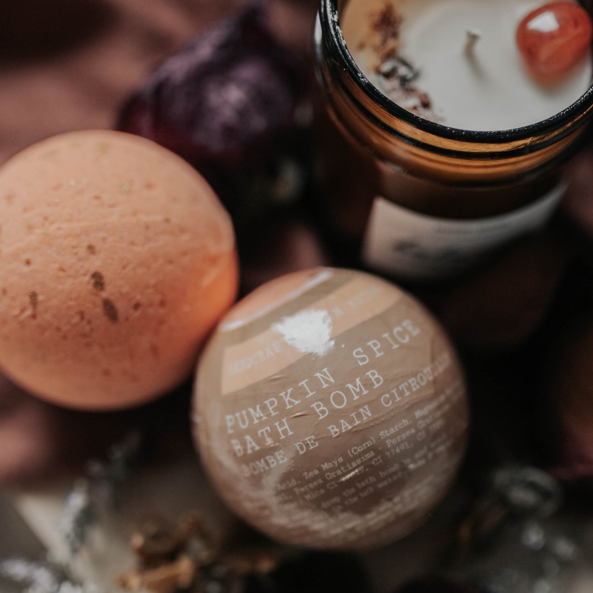 Pumpkin Spice Bath Bomb, fall collection soak bath co wholesale