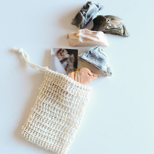 Sisal Soap Saver Bag by SOAK Bath Co Portrait