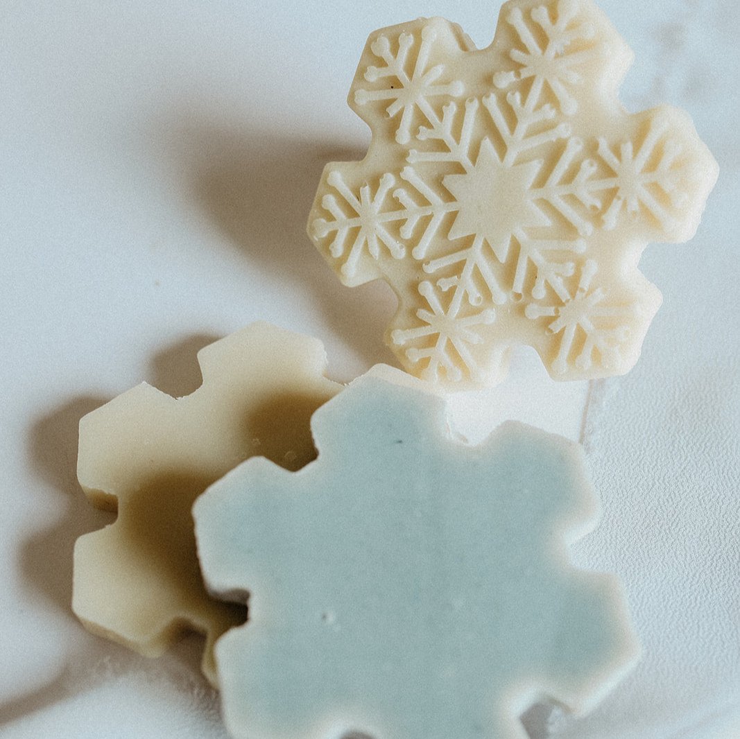 Snowflake SOap STacks by SOAK Bath Co