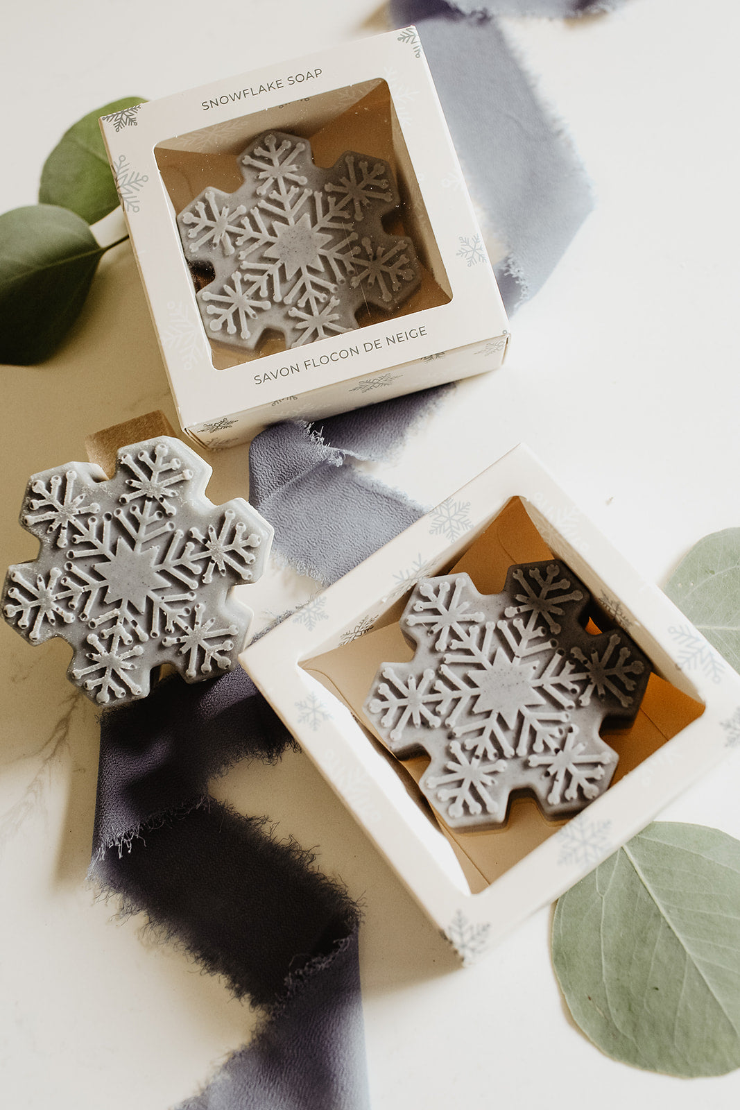 Snowflake Soap Bar - Made in Canada