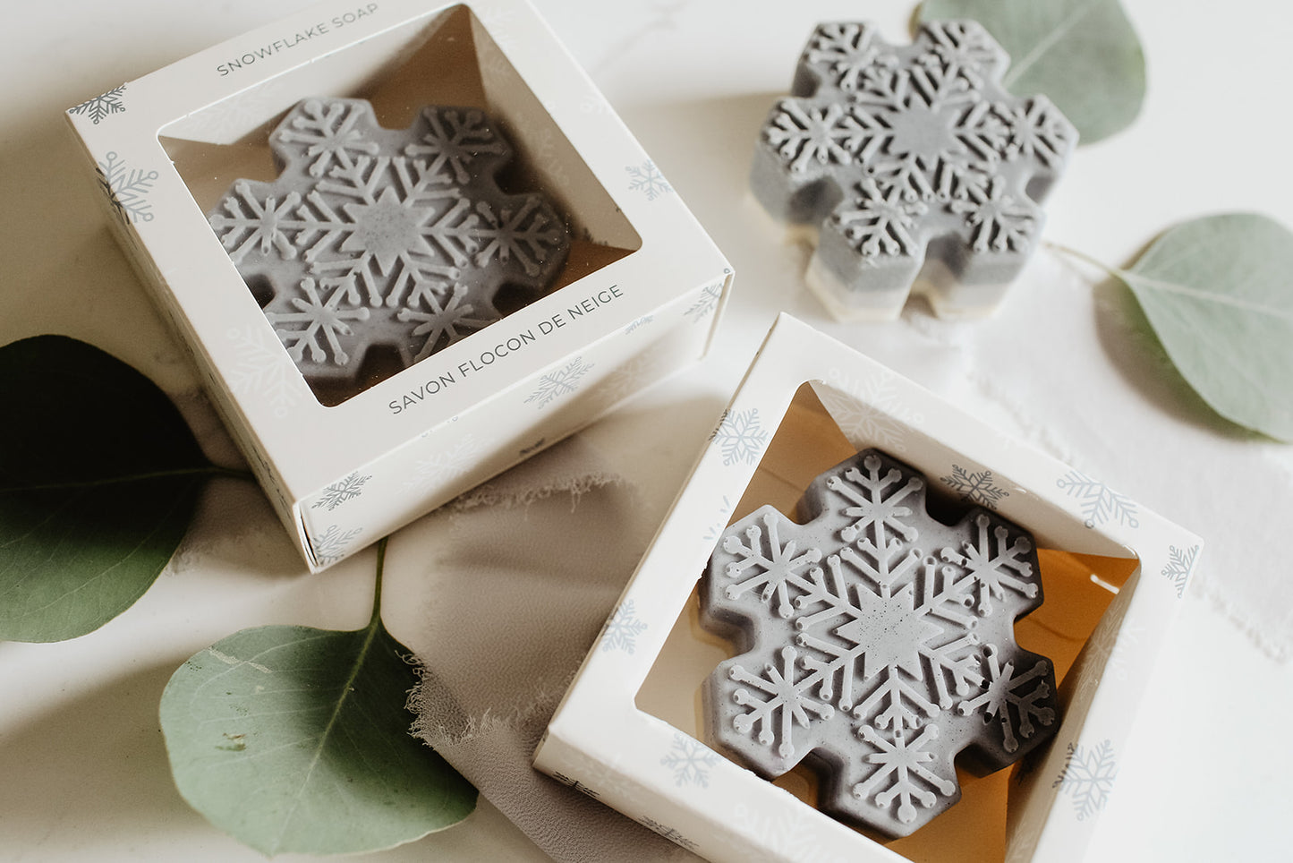 Snowflake Soap Bar - Made in Canada