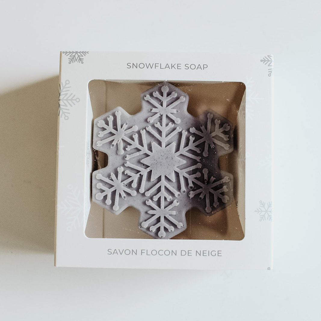 Snowflake Soap Bar - Made in Canada